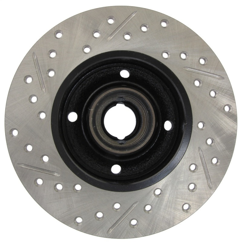 StopTech 99-02 VW Cabrio/Cabriolet / 89-81 Corrado / 93-98 Golf GL Slotted & Drilled Left Rear Roto
