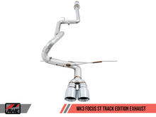 Load image into Gallery viewer, AWE Tuning Ford Focus ST Track Edition Cat-Back Exhaust - Diamond Black Tips