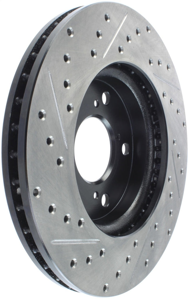 StopTech 05-10 Honda Odyssey SportStop Slotted & Drilled Left Front Rotor