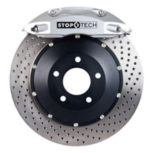 Load image into Gallery viewer, StopTech 98-04 Jetta / 98-06 Golf / 98-05 Beetle Front BBK ST40 Silver Caliper 328x28 Drilled Rotor
