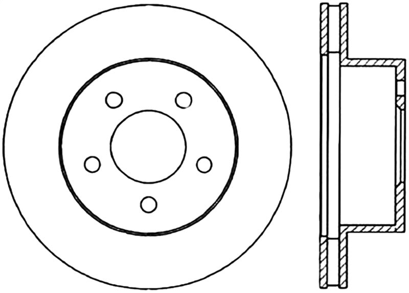 StopTech Slotted & Drilled Sport Brake Rotor