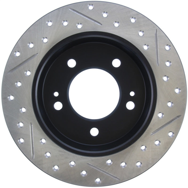 StopTech 11-16 Hyundai Elantra Slotted & Drilled Right Rear Rotor