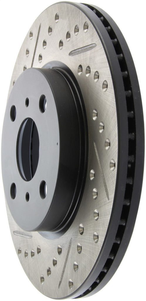 StopTech 04-07 Scion xA / 04-06 xB SportStop Slotted & Drilled Right Front Rotor