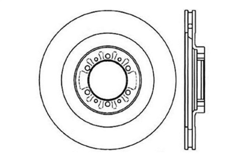 StopTech Drilled Sport Brake Rotor