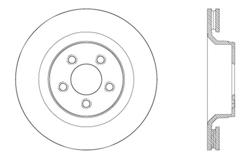 StopTech Drilled Sport Brake Rotor