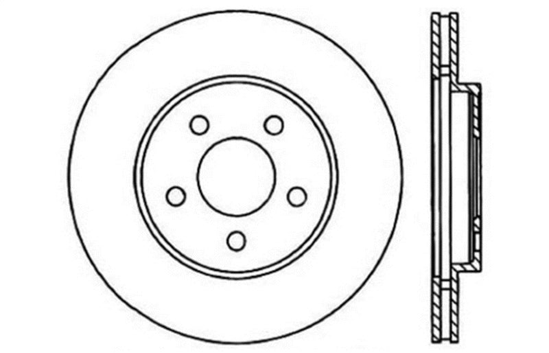 StopTech Drilled Sport Brake Rotor
