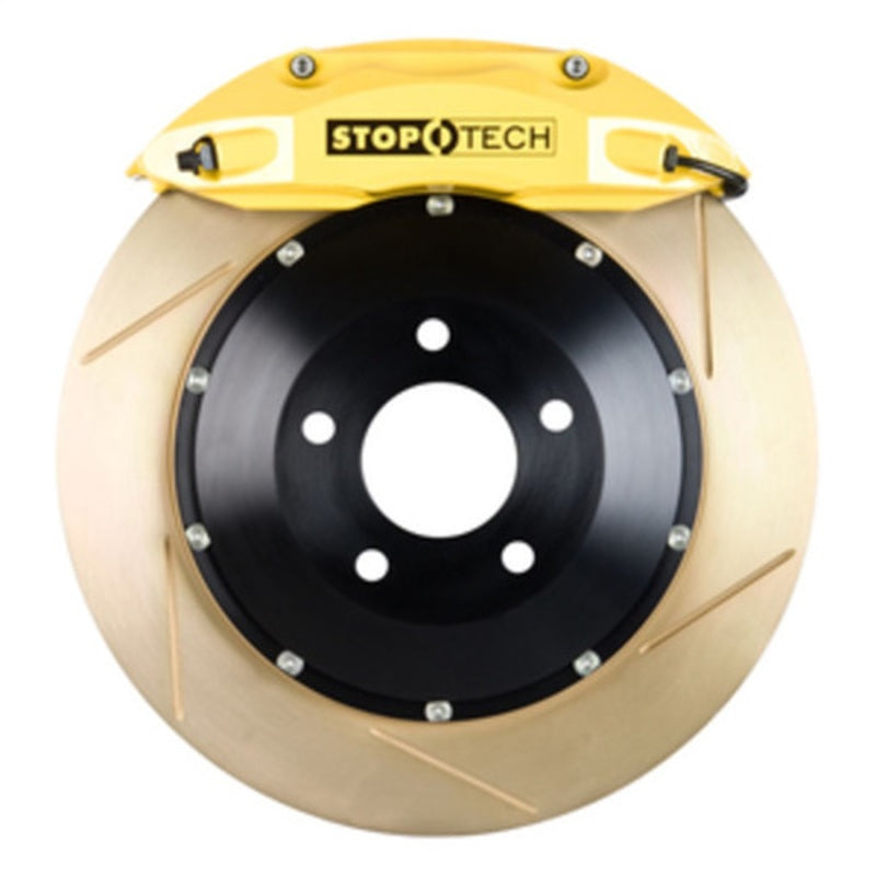 StopTech BBK 01-07 BMW M3 (E46) ST-40 Yellow Calipers 355x32 Rear Zinc Slotted Rotors