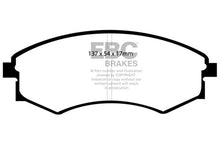 Load image into Gallery viewer, EBC 92-95 Hyundai Elantra 1.6 Yellowstuff Front Brake Pads
