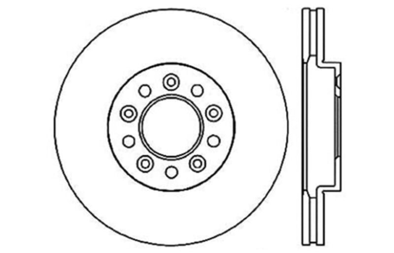 StopTech Slotted & Drilled Sport Brake Rotor