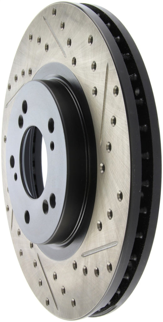 StopTech 99-04 Acura RL Left Front Slotted & Drilled Rotor