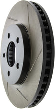 Load image into Gallery viewer, StopTech Power Slot 05-09 Ford Mustang Cobra/Mach 1 V6 4.0L (Exc ABS) Front Left Slotted Rotor