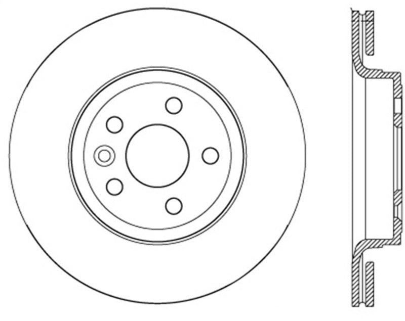 StopTech Drilled Sport Brake Rotor