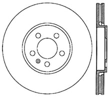 Load image into Gallery viewer, StopTech 6/99-08 VW Beetle/03-10 Beetle Conertible/12/98-06 Golf GTI Left Front Cryo Drilled Rotor