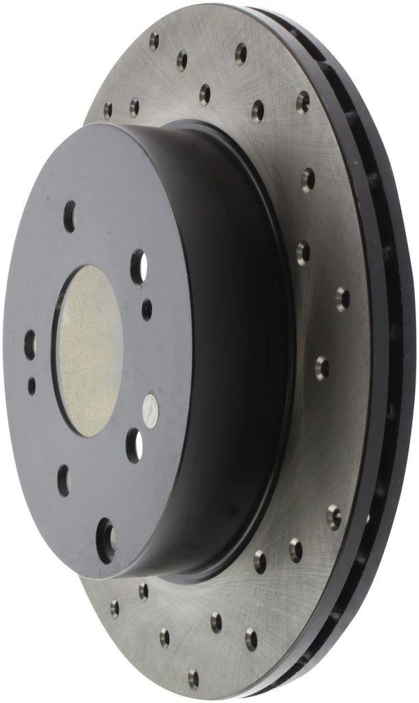 StopTech 06-12 Mitsubishi Eclipse 3.8L Drilled Left Rear Rotor