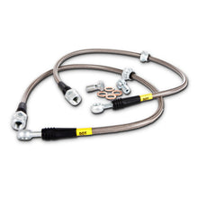 Load image into Gallery viewer, StopTech 03-07 Hummer H2 Stainless Steel Rear Brake Lines