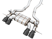 Load image into Gallery viewer, AWE Tuning SwitchPath Cat-Back Exhaust for BMW G8X M3/M4 - Diamond Black Tips