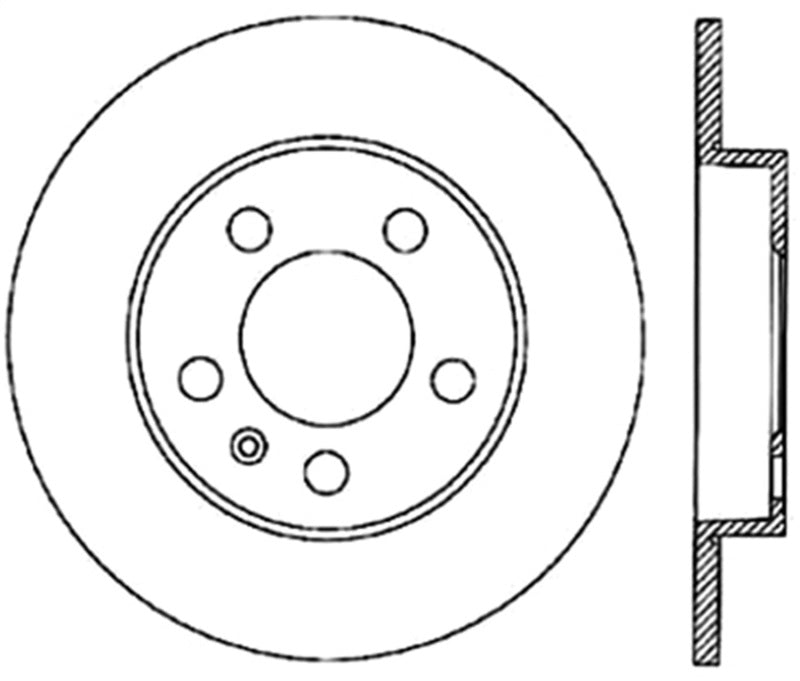 StopTech Slotted & Drilled Sport Brake Rotor