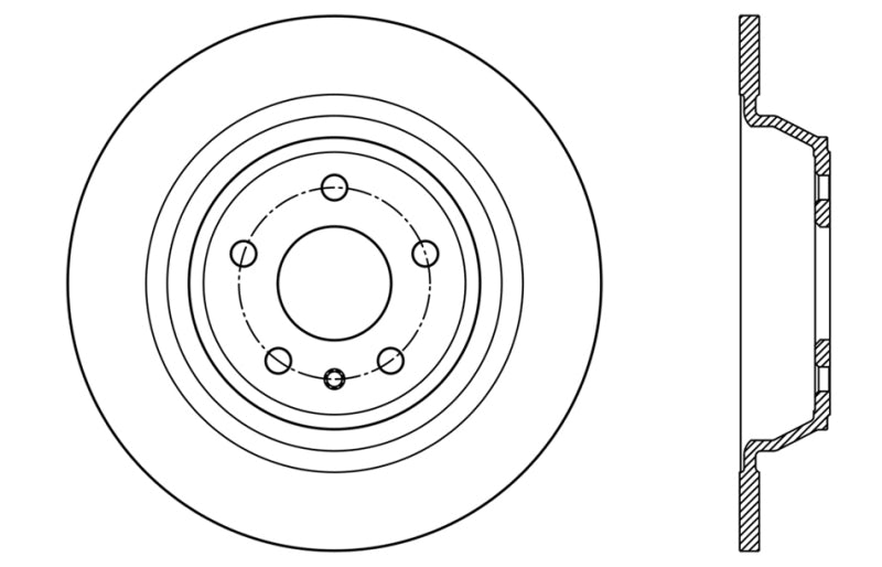 StopTech Sport Drilled & Slotted Rotor - Front Left
