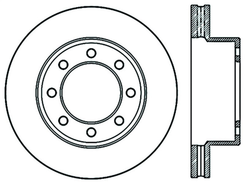 StopTech Cryo Slotted & Drilled Sport Brake Rotor