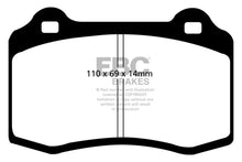 Load image into Gallery viewer, EBC 96-00 Lotus Esprit Turbo 2.0 Turbo GT3 Orangestuff Front Brake Pads