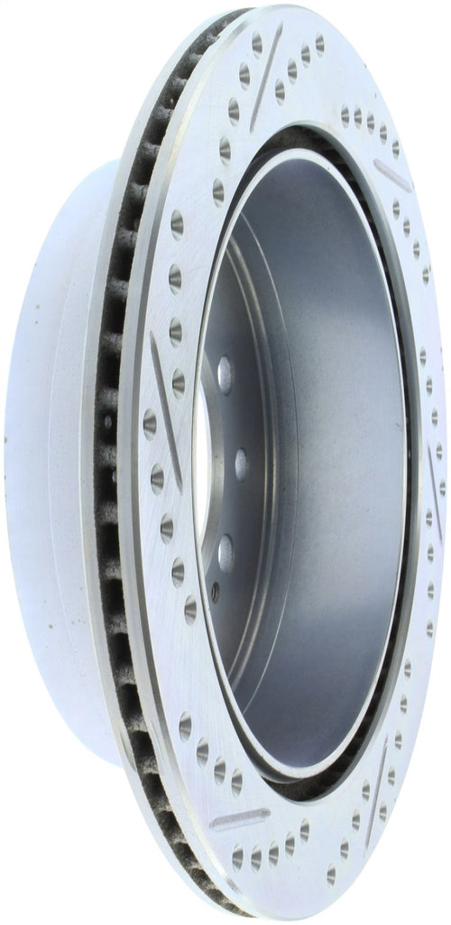 StopTech 10-19 Lexus GX / Toyota 4Runner Select Sport Slotted & Drilled Rear Left Rotor