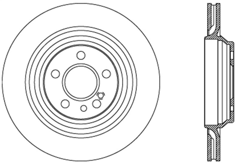 StopTech Slotted & Drilled Sport Brake Rotor