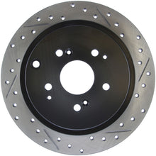 Load image into Gallery viewer, StopTech 01-02 Acura MDX SportStop Slotted &amp; Drilled Left Rear Rotor