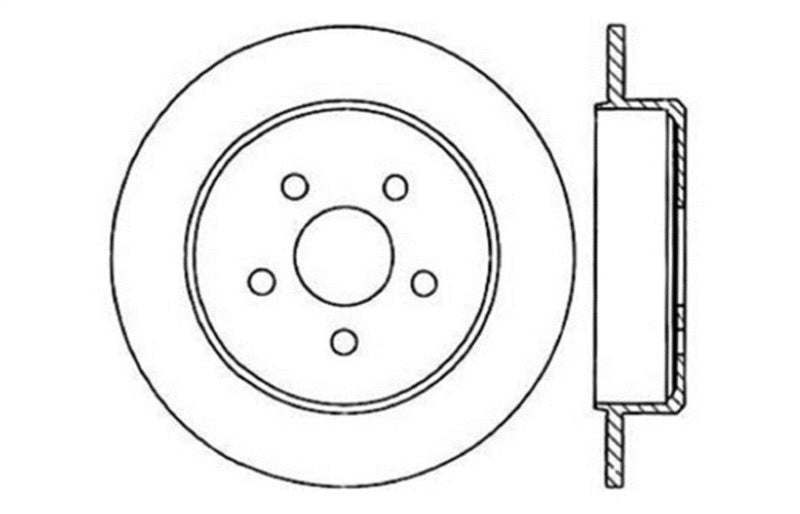 StopTech Drilled Sport Brake Rotor