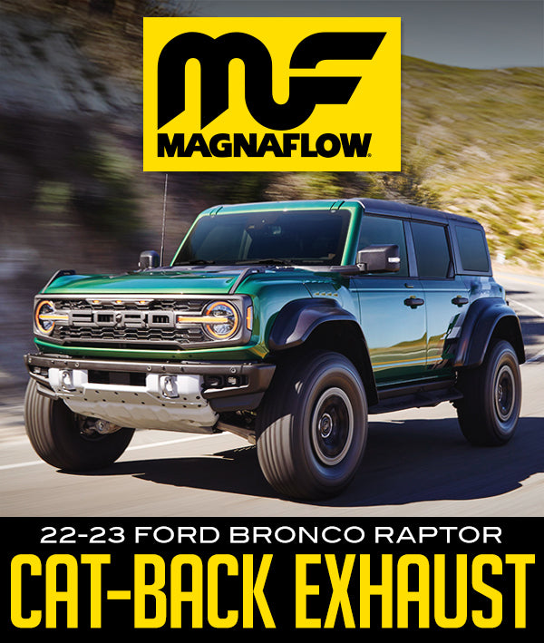 MagnaFlow System Overland Cat-Back 22-23 Ford Bronco Raptor 3.0L