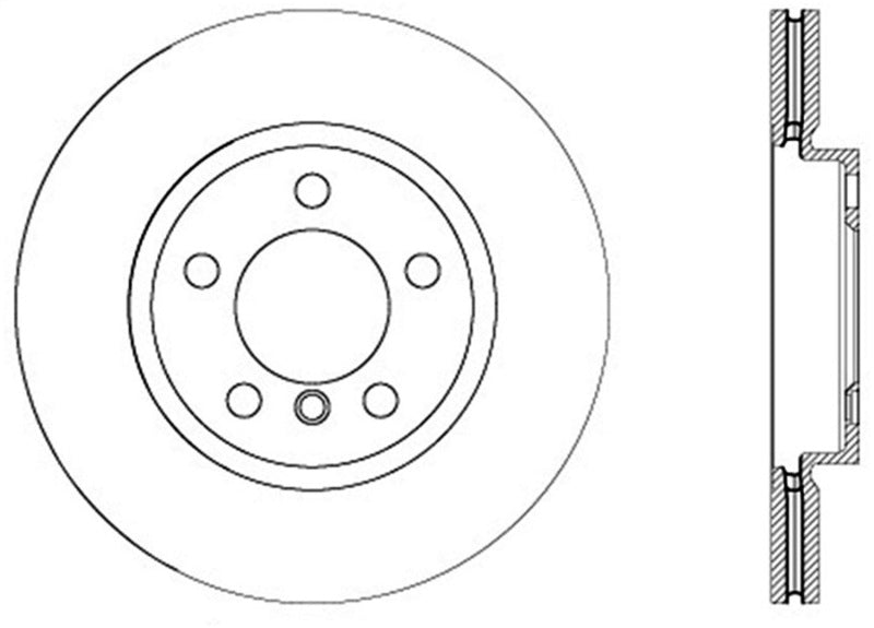 StopTech Slotted & Drilled Sport Brake Rotor