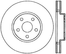 Load image into Gallery viewer, StopTech 92-95 Toyota MR2 SportStop Slotted &amp; Drilled Front Left Cryo Rotor