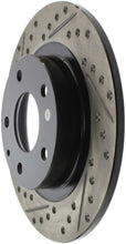 Load image into Gallery viewer, StopTech Sport Drilled &amp; Slotted Rotor - Rear Right