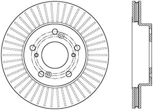 StopTech 12-15 Honda Civic DX /Hybrid /LX /SE /Hybrid-L Drilled Right Front Rotor