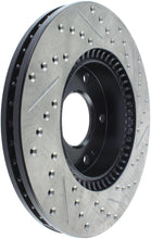 Load image into Gallery viewer, StopTech 03-06 Hyundai Tiburon Slotted &amp; Drilled Right Front Rotor