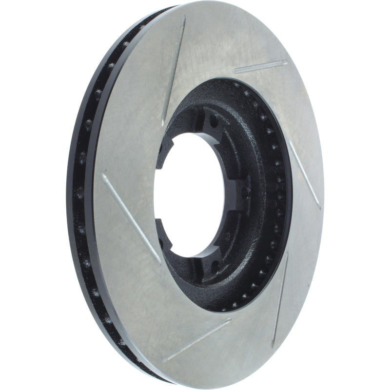 StopTech Power Slot 95-04 Toyota Tacoma 5 Lugs Front Left Slotted Rotor