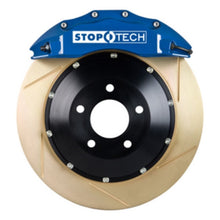 Load image into Gallery viewer, StopTech 03-05 350z (non-track) / 03-08 350z Front BBK w/ Blue ST60 355x32 Zinc Slotted Rotors