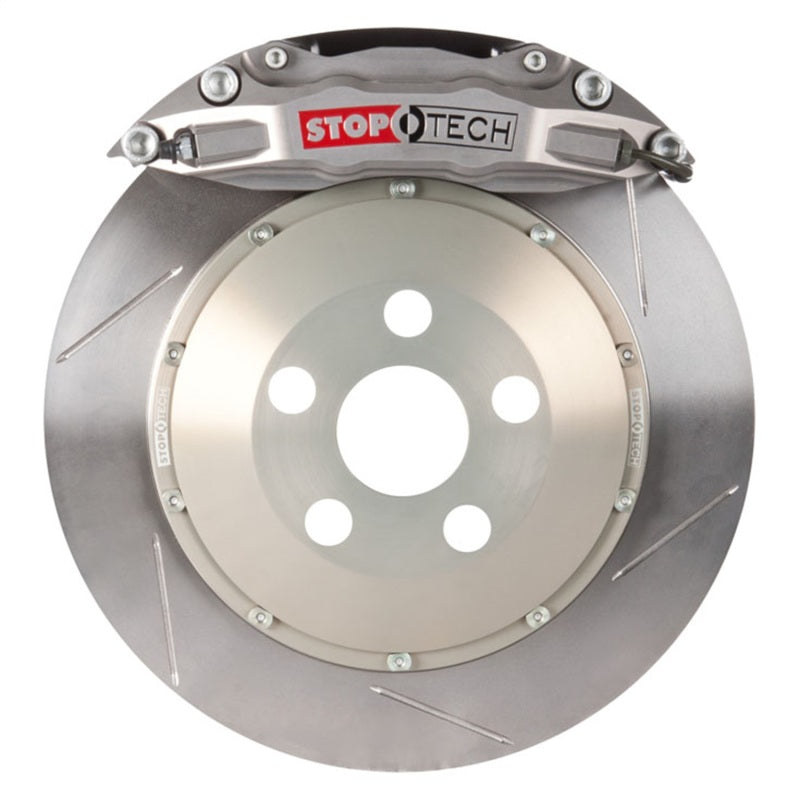 StopTech 2015 VW GTI Front BBK w/ Trophy ST-40 Caliper Slotted 355x32 2pc Rotor