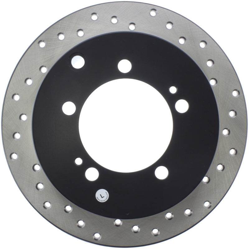 StopTech 95-99 Eagle Talon Tsi Turbo / 94-99 Mitsubishi Eclipse Turbo Drilled Left Rear Rotor