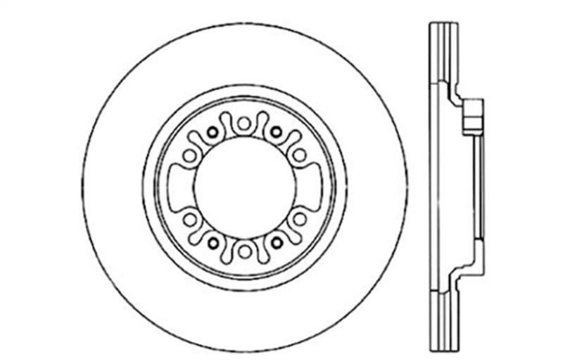 StopTech Drilled Sport Brake Rotor