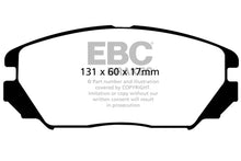 Load image into Gallery viewer, EBC 08-09 Hyundai Azera 3.3 Greenstuff Front Brake Pads