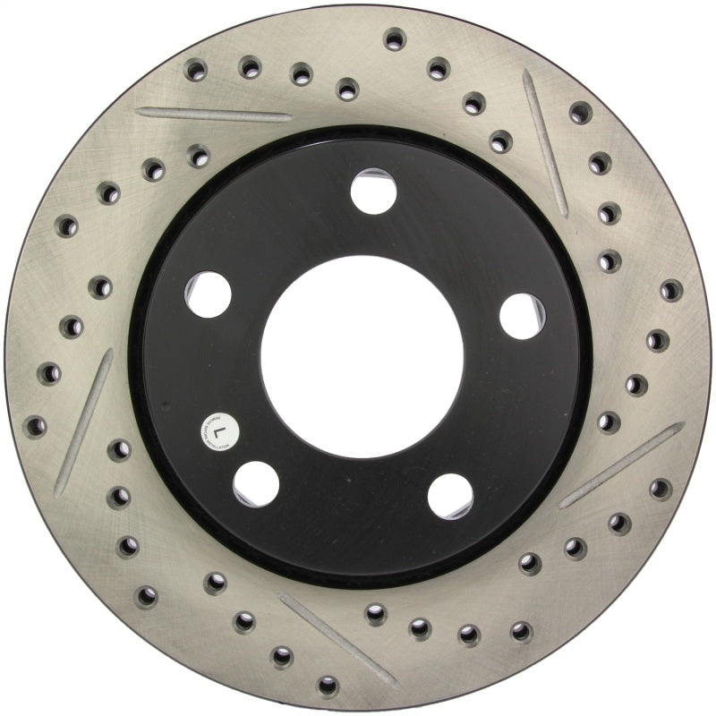 StopTech 2/99-02 Audi S4 Slotted & Drilled Left Rear Rotor
