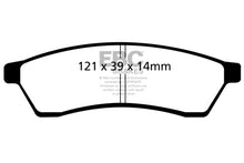 Load image into Gallery viewer, EBC 04-06 Chevrolet Epica 2.5 Ultimax2 Rear Brake Pads