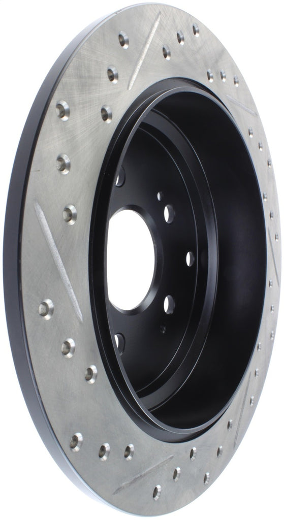 StopTech 05-10 Honda Odyssey SportStop Slotted & Drilled Left Rear Rotor