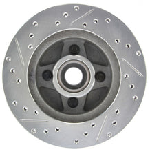 Load image into Gallery viewer, StopTech Select Sport 90-93 Ford Mustang 8 Cyl (Exc Cobra Rr Disc) Slotted/Drilled Left Front Rotor
