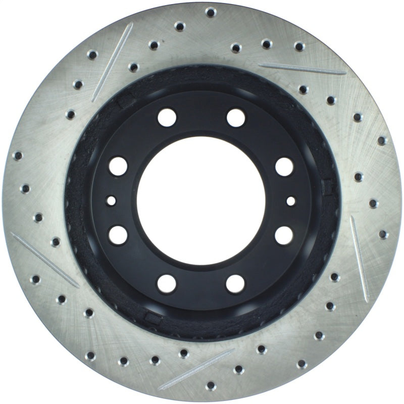 StopTech 00-08 Chevy Avalanche Slotted & Drilled Left Front Rotor
