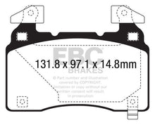 Load image into Gallery viewer, EBC 14+ Chevrolet Corvette Stingray (C7) 6.2 (Z51 Performance Package) Orangestuff Front Brake Pads