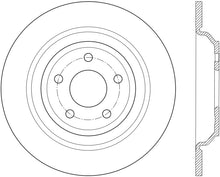 Load image into Gallery viewer, StopTech 16-18 Ford Focus Cryo Slotted Rear Right Sport Brake Rotor