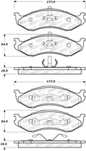 Load image into Gallery viewer, StopTech 92-01 Jeep Cherokee Street Performance Front Brake Pads