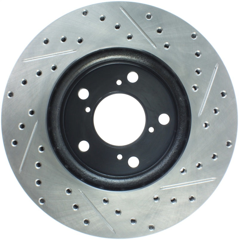 StopTech 05-10 Honda Odyssey SportStop Slotted & Drilled Right Front Rotor