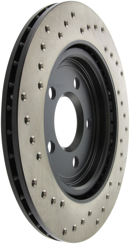 StopTech 02-05 Ford Thunderbird / 00-05 Jaguar S Type / 00-06 Lincoln LS Drilled Left Rear Rotor